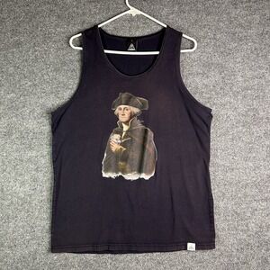 Upper Playground Mens Tank Sleeveless Graphic Print Size Large